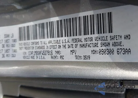 2015 Jeep Cherokee Trailhawk from USA, damaged, VIN 1C4PJMBS0FW527916